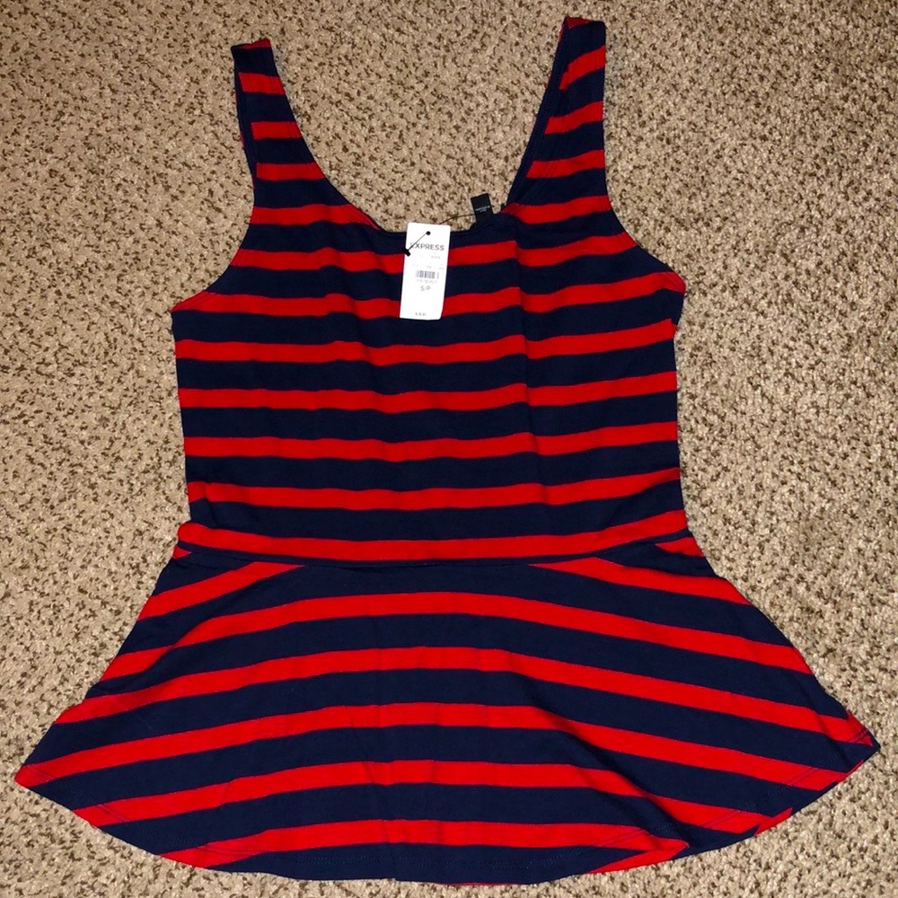 Express Peplum Top NWT